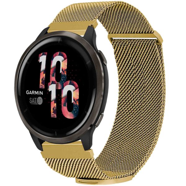 imoshion Milanees magnetisch bandje  - Universeel 22 mm aansluiting - Maat M - Goud