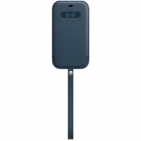 Apple Leather Sleeve MagSafe Apple iPhone 12 Pro Max - Baltic Blue