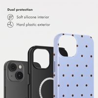 Selencia Vivid Back Cover with MagSafe Apple iPhone 14 - Happy Dots Digital Sky
