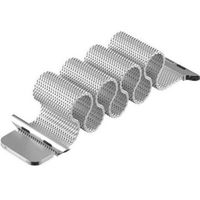 WiWu Milanese band Apple Watch Series 1 t/m 9 / SE (38/40/41 mm) | Series 10 / 11 (42 mm) - Zilver