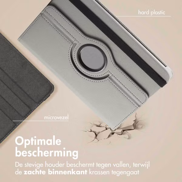 imoshion 360° draaibare Bookcase Samsung Galaxy Tab A11 Plus / A9 Plus - Grijs