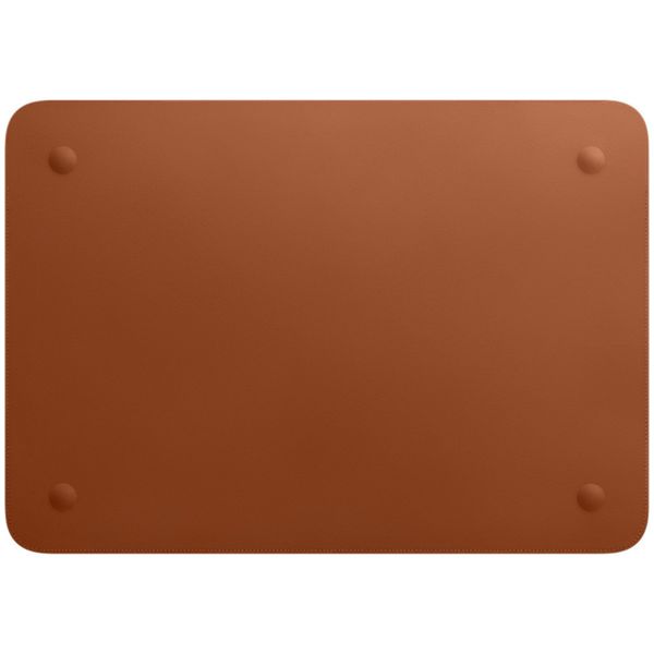 Apple Leather sleeve 16 inch - Saddle Brown