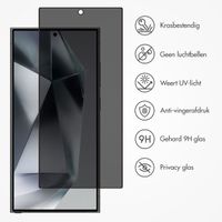 Accezz Gehard Glas Privacy Screenprotector Samsung Galaxy S24 Ultra