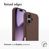 Accezz Liquid Silicone Back Cover with MagSafe Apple iPhone 17 - New Tea Brown
