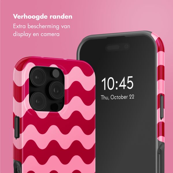 Selencia Vivid Backcover met MagSafe Apple iPhone 16 Pro - Wave Vibes Lipstick