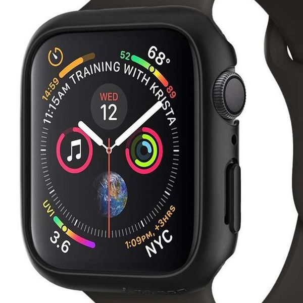 Spigen Thin Fit™ Case Apple Watch 4 / 5 / 6 / SE - 40 mm - Zwart
