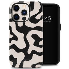 Selencia Vivid Backcover Apple iPhone 14 Pro - Art Wave Black