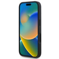 Guess Bottom Stripe 4G Backcover Apple iPhone 16 - Grijs