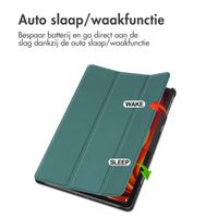 imoshion Trifold Bookcase Lenovo Tab K11 Plus - Donkergroen
