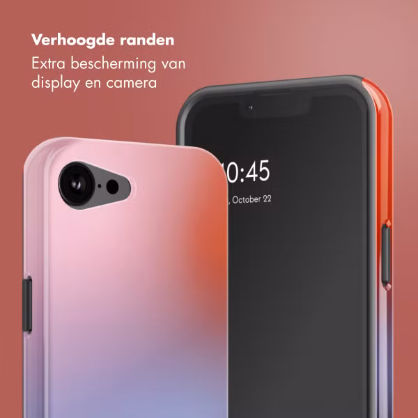 Selencia Vivid Backcover met MagSafe Apple iPhone 16e - Gradient Soft Blush