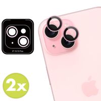 imoshion 2 Pack Camera lens protector Apple iPhone 15 / 15 Plus - Pink