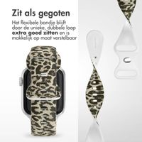 imoshion Siliconen⁺ bandje Apple Watch Series 1 t/m 9 / SE (38/40/41 mm) | Series 10 (42 mm) - Leopard
