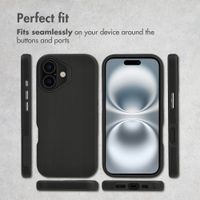 Accezz Tough Back Cover with MagSafe Apple iPhone 16 - Black