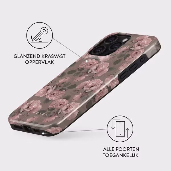 Burga Tough Backcover Apple iPhone 15 Pro Max - Vintage Glamour