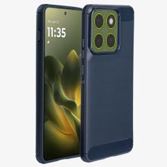 imoshion Brushed Backcover Motorola Edge 70 - Donkerblauw