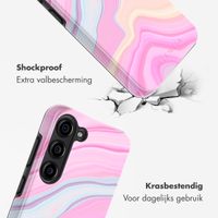 Selencia Vivid Backcover Samsung Galaxy S23 - Pastel Lipstick Marble