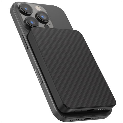 Accezz Kevlar Powerbank 5,000 mAh - MagSafe and Qi - Black