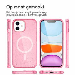 imoshion Sparkle Backcover met MagSafe Apple iPhone 12 (Pro) - Glitter Roze