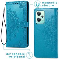 imoshion Mandala Bookcase OnePlus Nord CE 2 Lite 5G - Turquoise