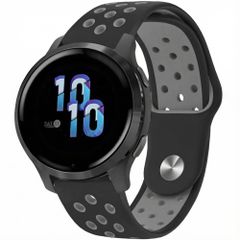 imoshion Siliconen sportbandje  - Universeel 22 mm aansluiting - Black / Grey