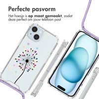 imoshion Design hoesje met koord Apple iPhone 15 - Sandstone Dandelion