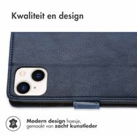 imoshion Luxe Bookcase Apple iPhone 14 / 13 - Donkerblauw