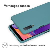 imoshion Color Backcover Samsung Galaxy A7 (2018) - Donkergroen