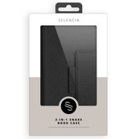 Selencia Llyr 2-in-1 Uitneembare Slang Bookcase iPhone Xr - Zwart