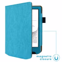 imoshion Vegan Leather Bookcase Pocketbook Verse / Verse Pro / Verse Pro Color / Vivlio Light / Light HD - Lichtblauw
