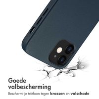 Accezz MagSafe Leather Backcover Apple iPhone 12 (Pro) - Nightfall Blue