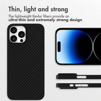 Accezz MagSafe Kevlar® Back Cover Apple iPhone 14 Pro Max - Black