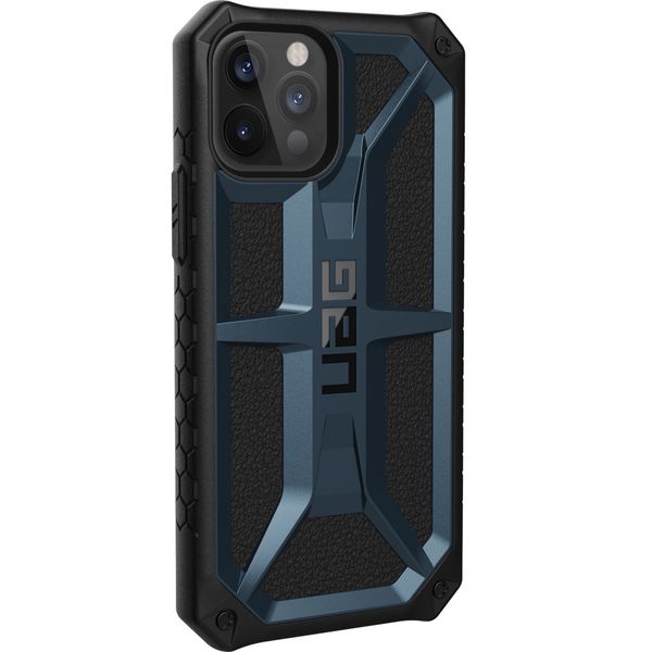 UAG Monarch Backcover iPhone 12 (Pro) - Blauw