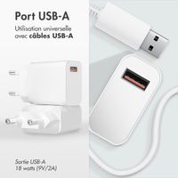 imoshion Wall Charger 18 Watt | USB-A - Wit - Apple Watch 9 - 45 mm
