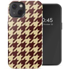 Selencia Vivid Backcover met MagSafe Apple iPhone 13 - Pied-de-Poule