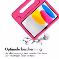 imoshion Kidsproof Backcover met handvat Apple iPad 11 (2025) 11 inch A16 / iPad 10 (2022) 10.9 inch - Roze