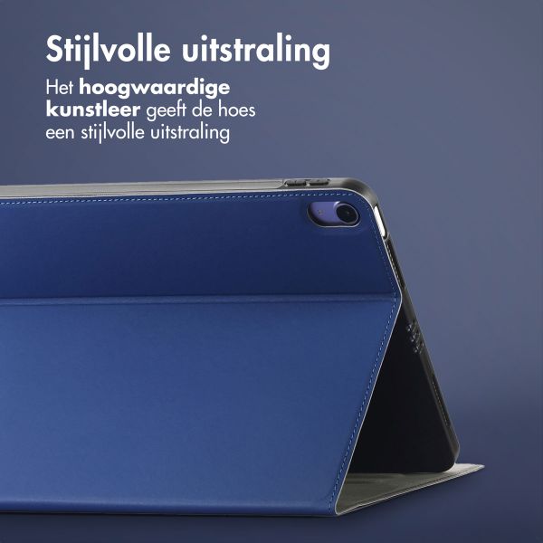 Accezz Classic Tablet Case Apple iPad Air 11 inch (2025) M3 / (2024) M2 / Air 5 (2022) / Air 4 (2020) - Donkerblauw
