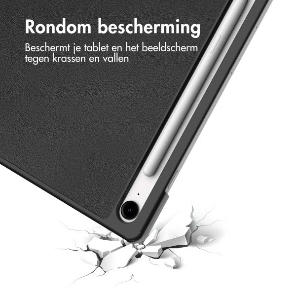 imoshion Trifold Bookcase Samsung Galaxy Tab S10 FE Plus - Zwart