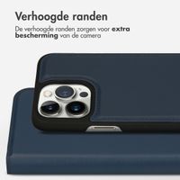 Accezz Premium Leather 2 in 1 Wallet Bookcase Apple iPhone 14 Pro Max - Donkerblauw