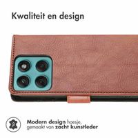 imoshion Luxe Bookcase Motorola Edge 60 Pro - Bruin