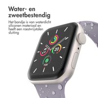 imoshion Siliconen⁺ bandje Apple Watch Series 1 t/m 9 / SE (38/40/41 mm) | Series 10 (42 mm) - Lavender - Maat S/M