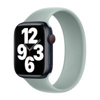Apple 4 Pack Siliconen solobandje Apple Watch | 38/40/41/42 mm - Maat 3 - White/ Marigold/ Abyss Blue/ Succulent