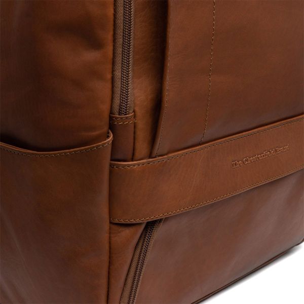 The Chesterfield Brand Rich Laptop rugzak 15-15.6 inch - Echt leer - Cognac