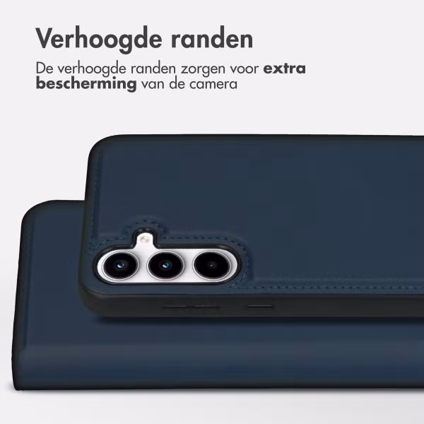 Accezz Premium Leather 2 in 1 Wallet Bookcase Samsung Galaxy A35 - Donkerblauw
