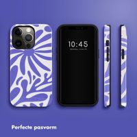 Selencia Vivid Backcover Apple iPhone 13 Pro - Modern Bloom Sapphire Blue