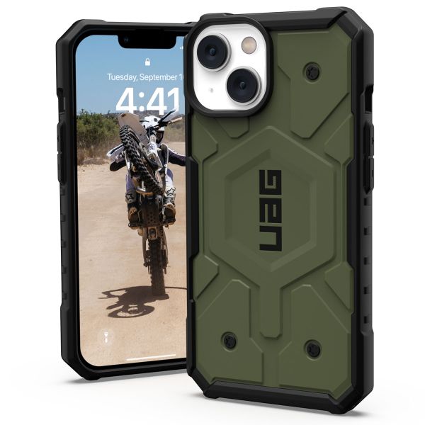 UAG Pathfinder Backcover MagSafe iPhone 14 - Olive