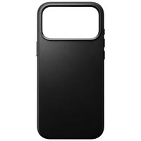 Nomad Traditional Leather Backcover met MagSafe Apple iPhone 18 Pro Max - Black