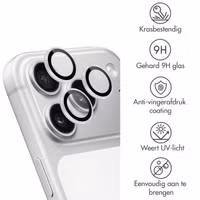 imoshion 2 Pack Camera lens protector Apple iPhone 17 Pro / 17 Pro Max - Silver
