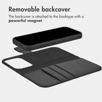 imoshion Detachable 2-in-1 Luxury Bookcase Apple iPhone 17 Pro - Black