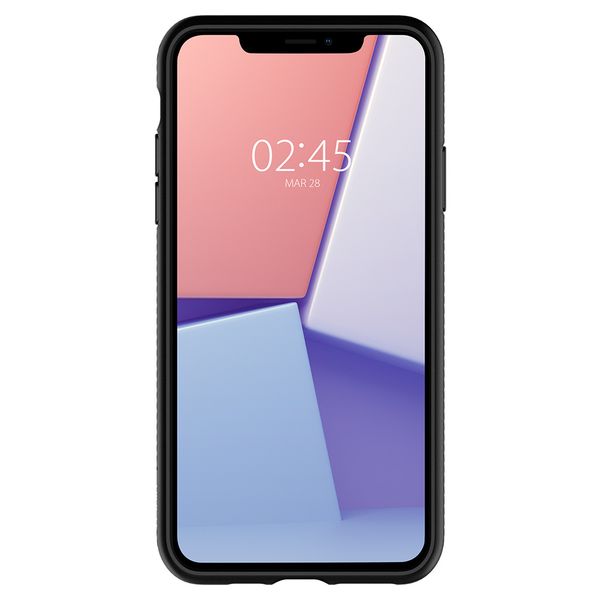 Spigen Liquid Air™ Backcover Apple iPhone 11 - Zwart