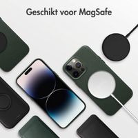 Accezz MagSafe Leather Backcover Apple iPhone 14 Pro Max - Cedar Green